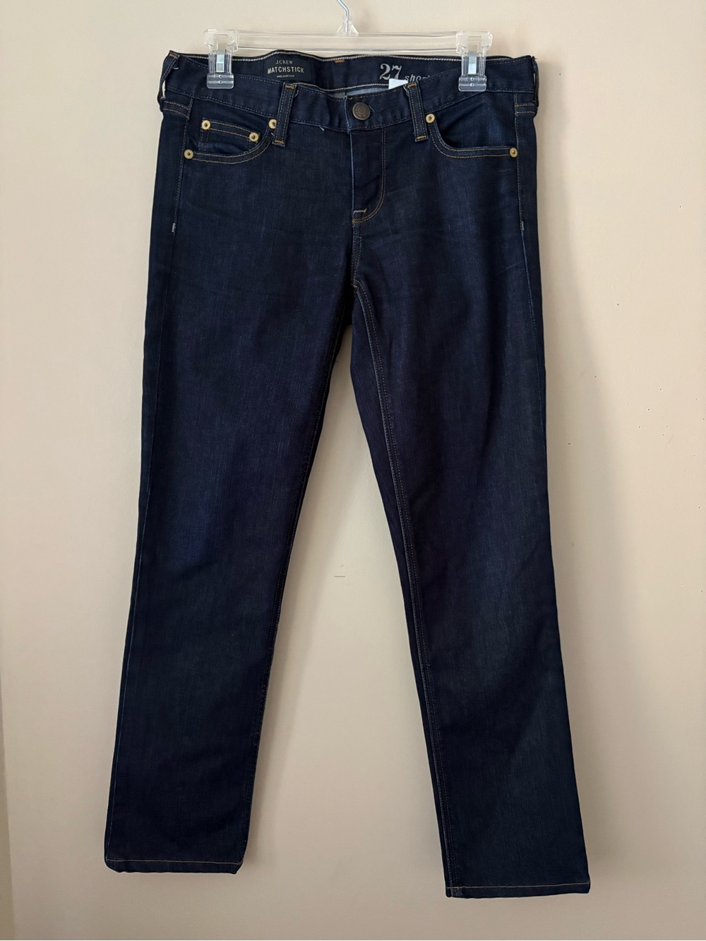 J. Crew Women’s Straight Leg Jeans in Dark Indigo Sz.27 Short Great Condition